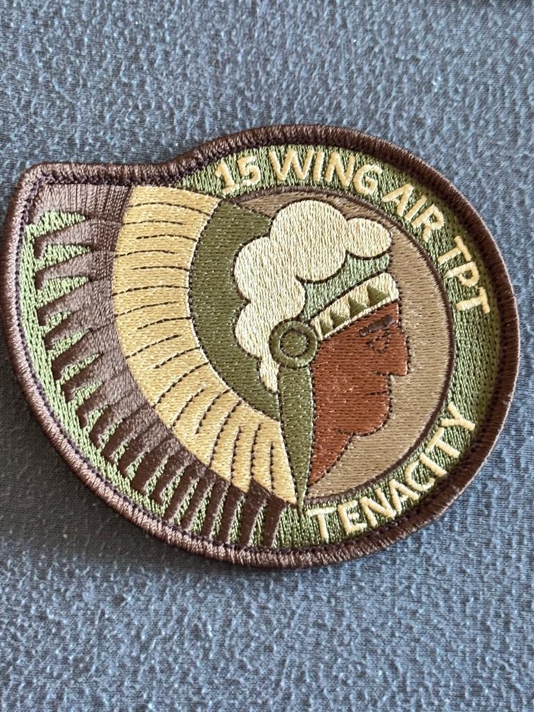 Embleem C-130 Hercules 15 wing belgian air force, Verzenden, Luchtmacht, Overige gebieden, Embleem of Badge