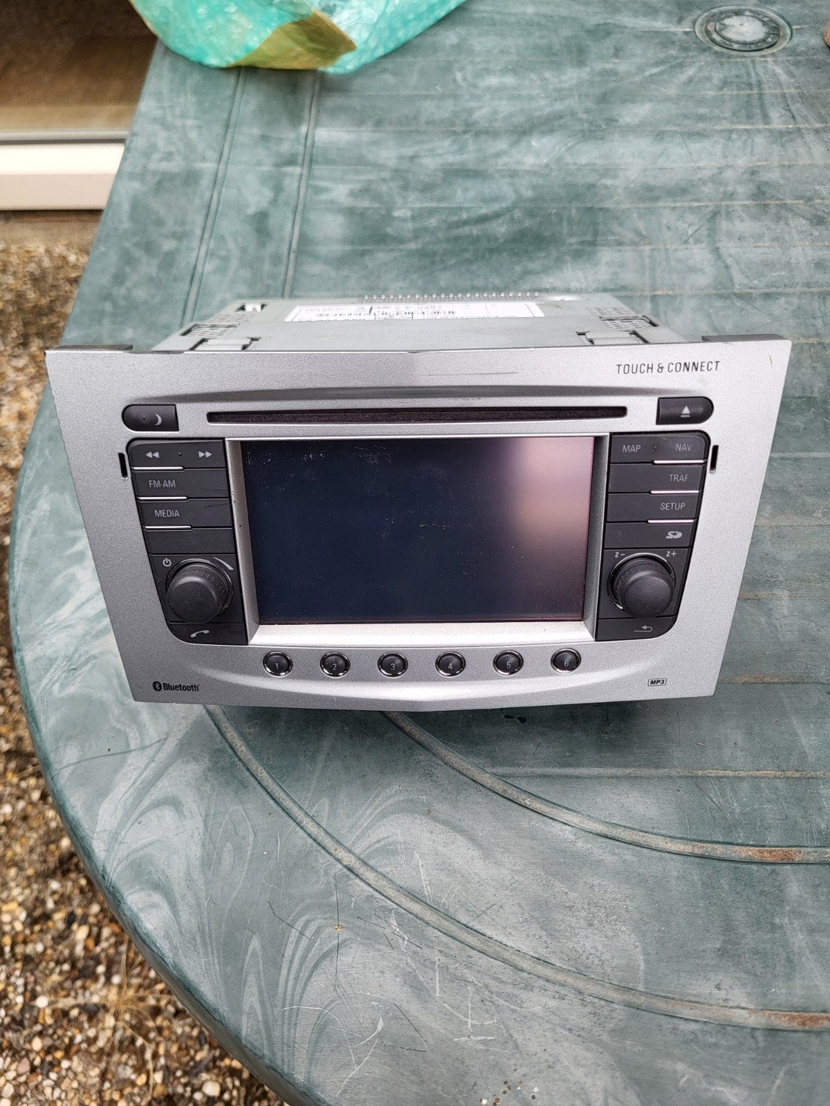 Opel Corsa D radio Touchscreen, Ophalen, Gebruikt