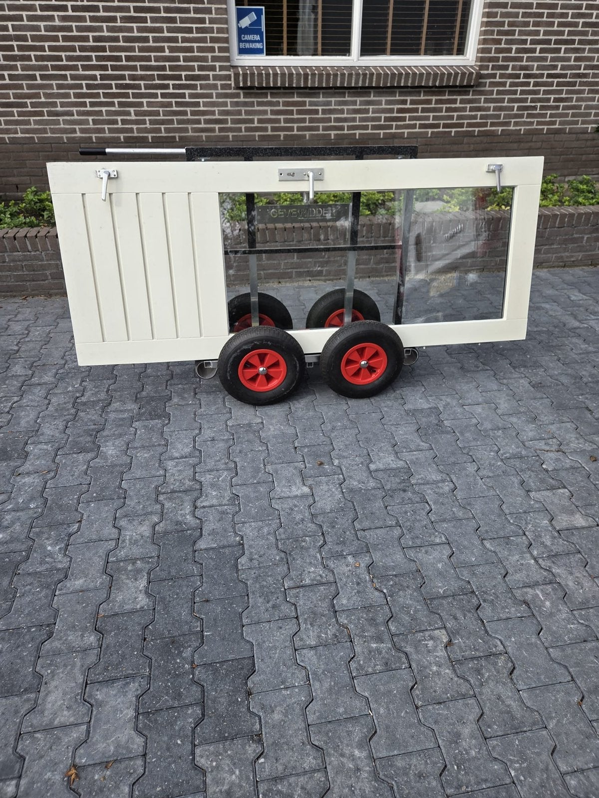 Houten deur, Tuin en Terras, Tuinhuizen, Ophalen, Zo goed als nieuw, Minder dan 250 cm, Schuur