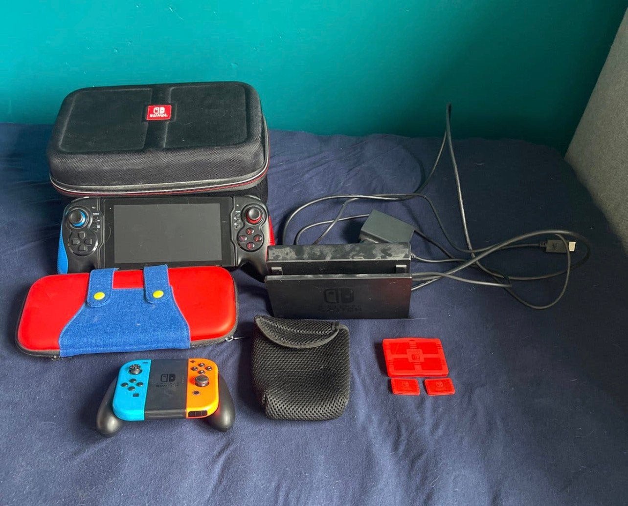 Nintendo switch met veel extra’s!, Ophalen, Gebruikt, Switch Original