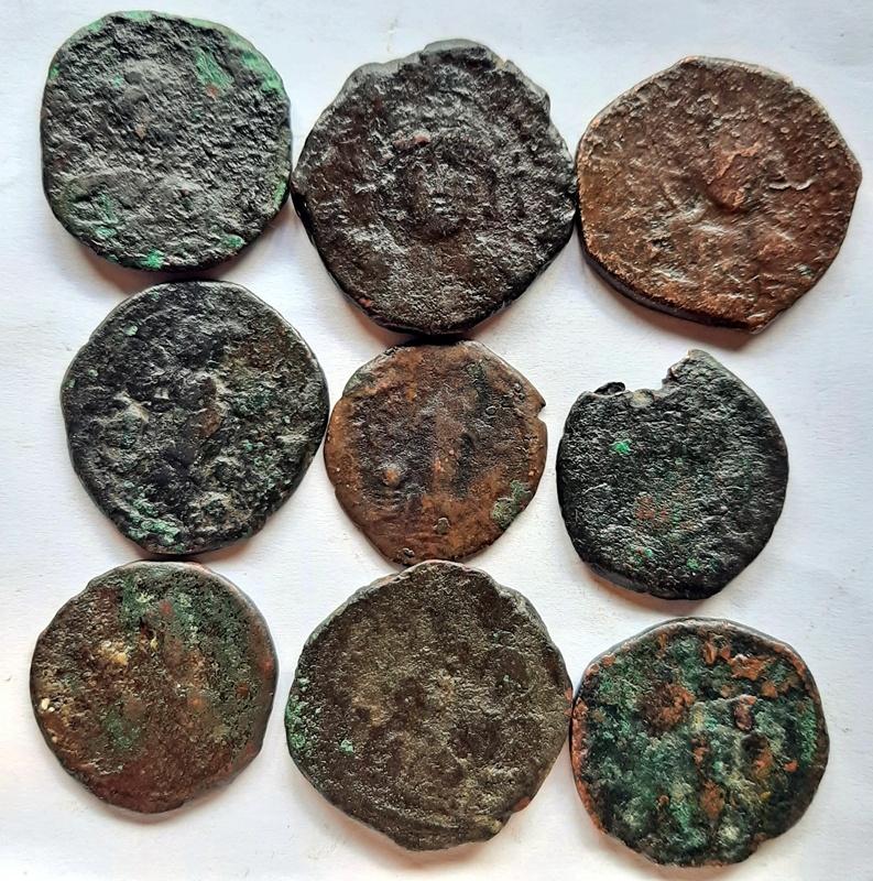 9 Byzantijnse Munten, Verzenden, Overige landen