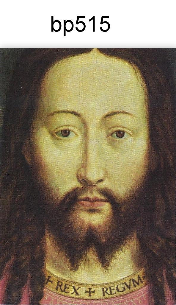 Bp515 bid prentje hymne voor christus koning uit gotteslob, Ophalen of Verzenden, Zo goed als nieuw, Kaart of Prent