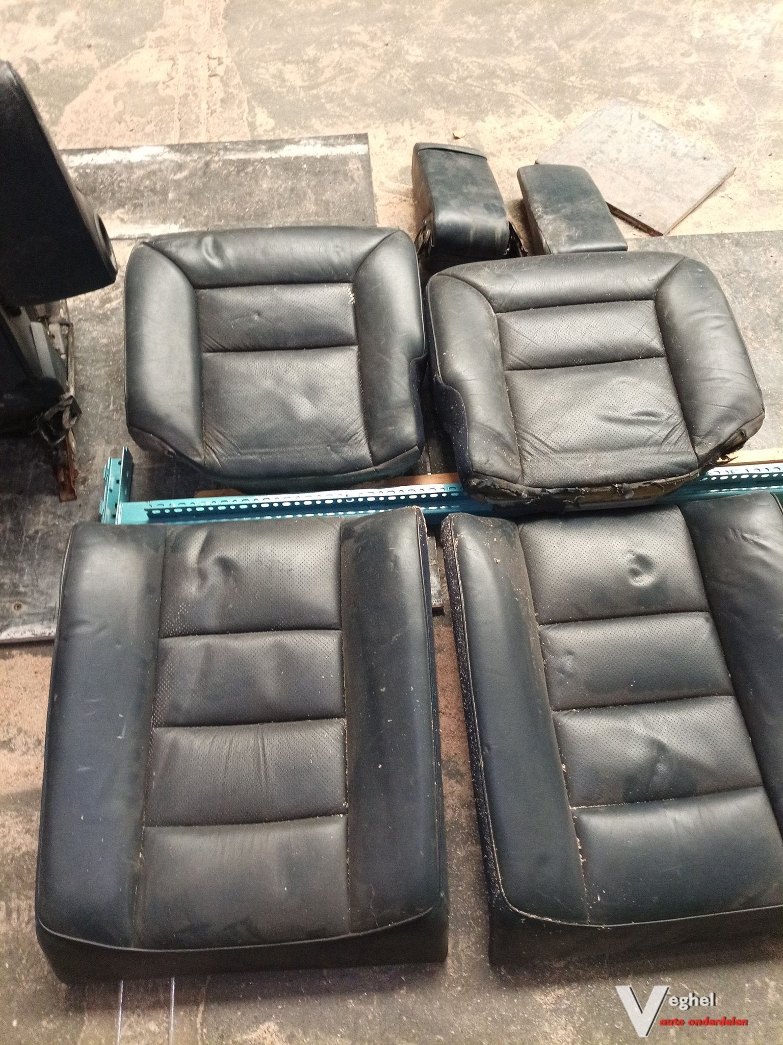 Mercedes w124 coupe 1992 interieur blauw leer, Ophalen, Gebruikt, -, -
