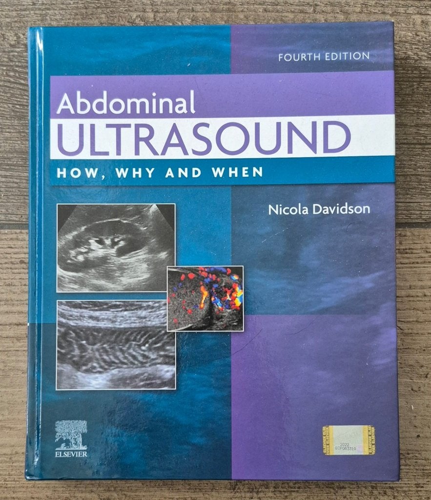 Abdominal Ultrasound, fourth edition (4e editie), Zo goed als nieuw, Nicola Davidson, Beta, HBO