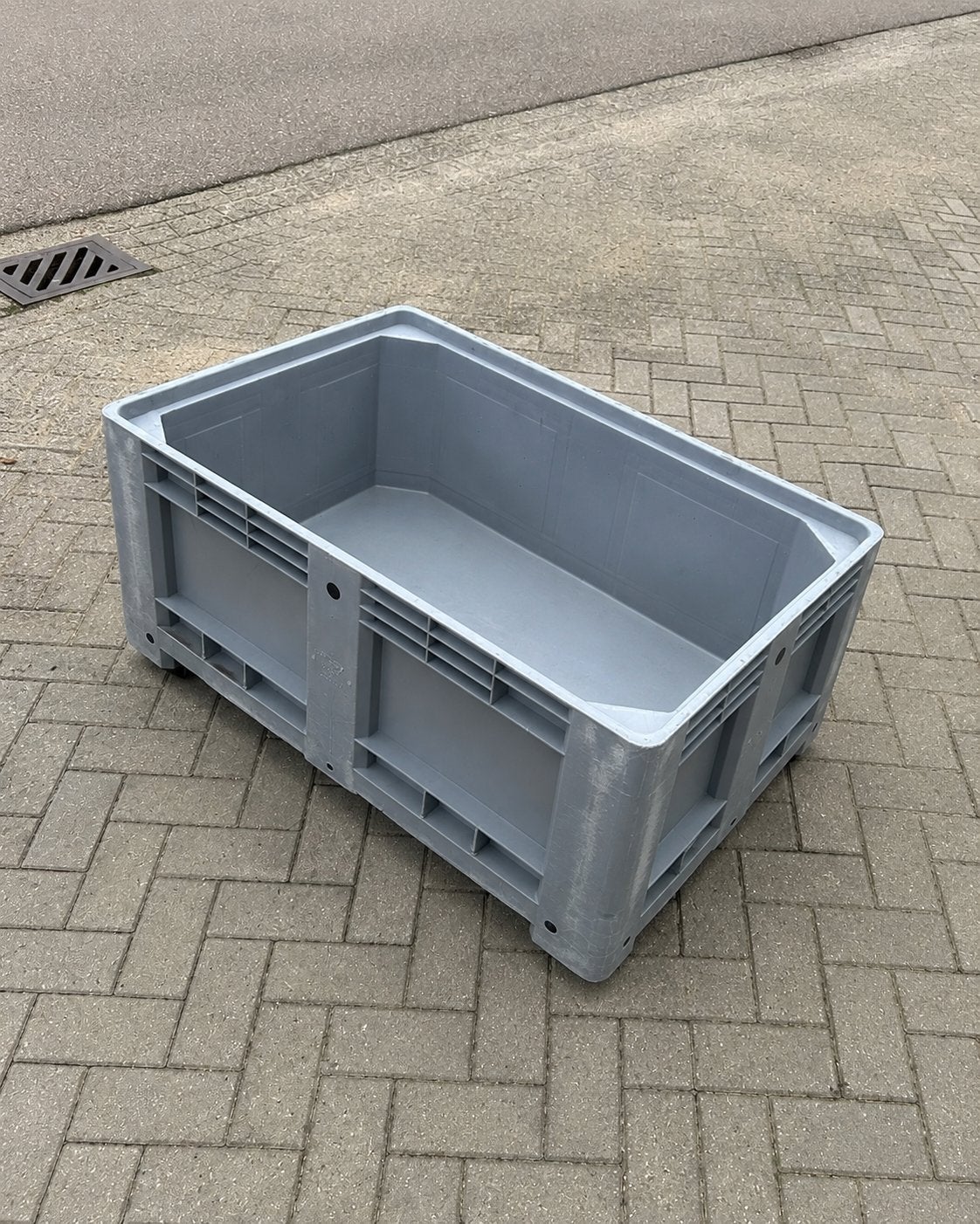 Stevige kunststof palletbox / opslagbak (euroformaat), Ophalen, 100 cm of meer, 60 cm of meer, Minder dan 35 cm