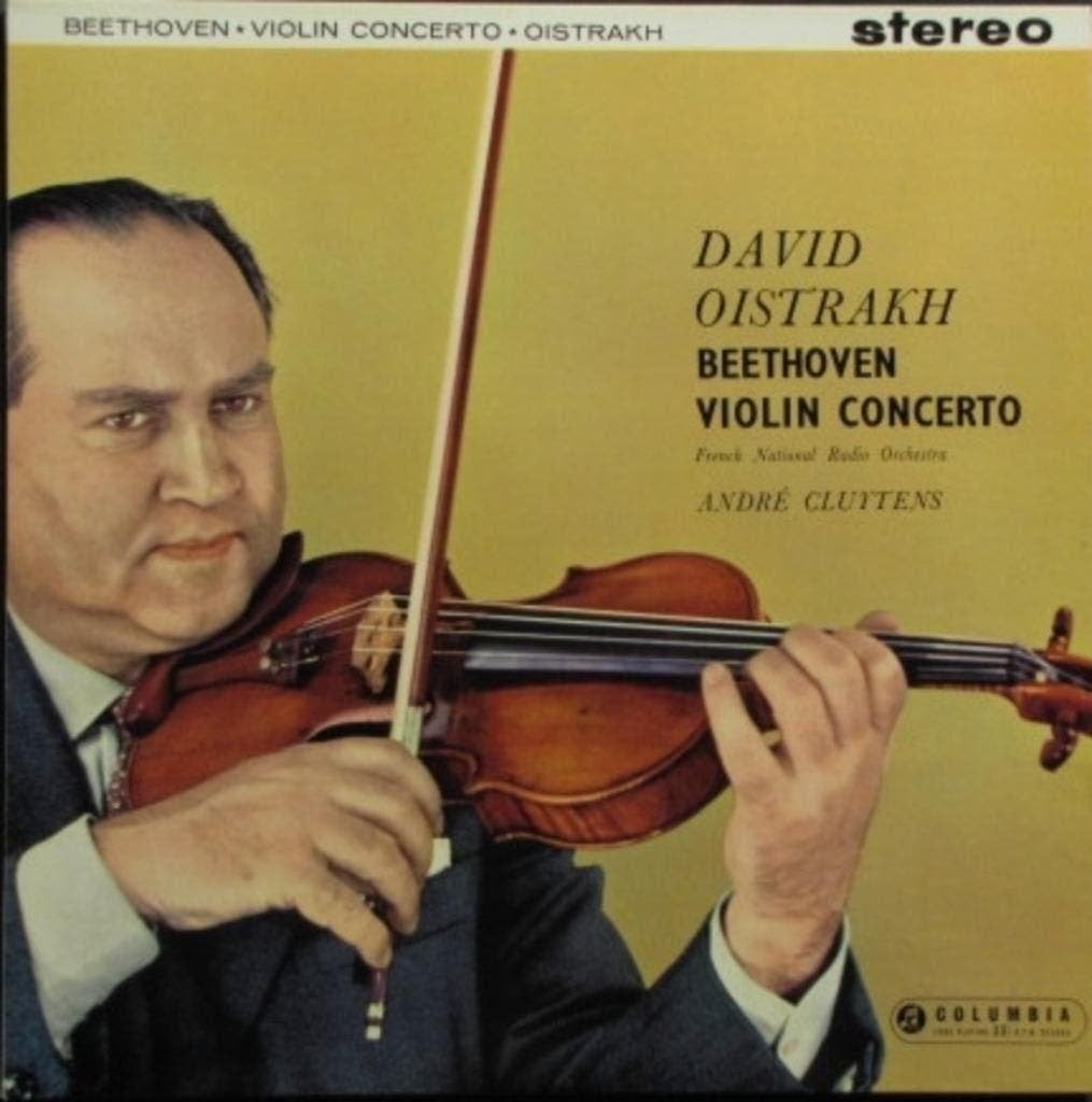 Beethoven David Oistrakh Violin Concerto Columbia SAX 2315, Kamermuziek, Ophalen of Verzenden, Zo goed als nieuw, 12 inch