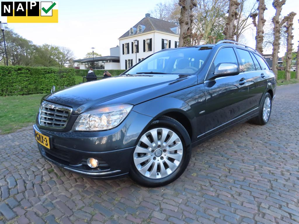 Mercedes-Benz C-Klasse Estate 180 K Elegance Automaat Leer E, Auto's, Automaat, Achterwielaandrijving, Parkeersensor, 1796 cc