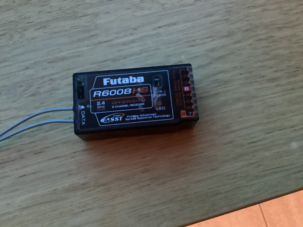 Futaba ontvanger 6008, Ophalen of Verzenden, Zo goed als nieuw, Elektro, Helikopter
