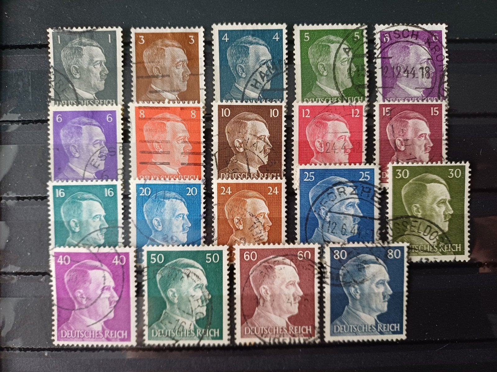 Adolf Hitler gestempeld, Ophalen of Verzenden, Duitsland, Overige typen