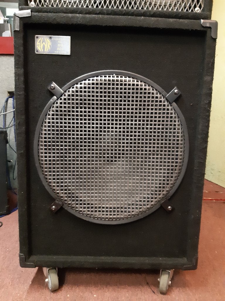 SWR Big Ben subwoofer voor basgitaar, Muziek en Instrumenten, Ophalen, Gebruikt, Minder dan 500 watt, Overige typen