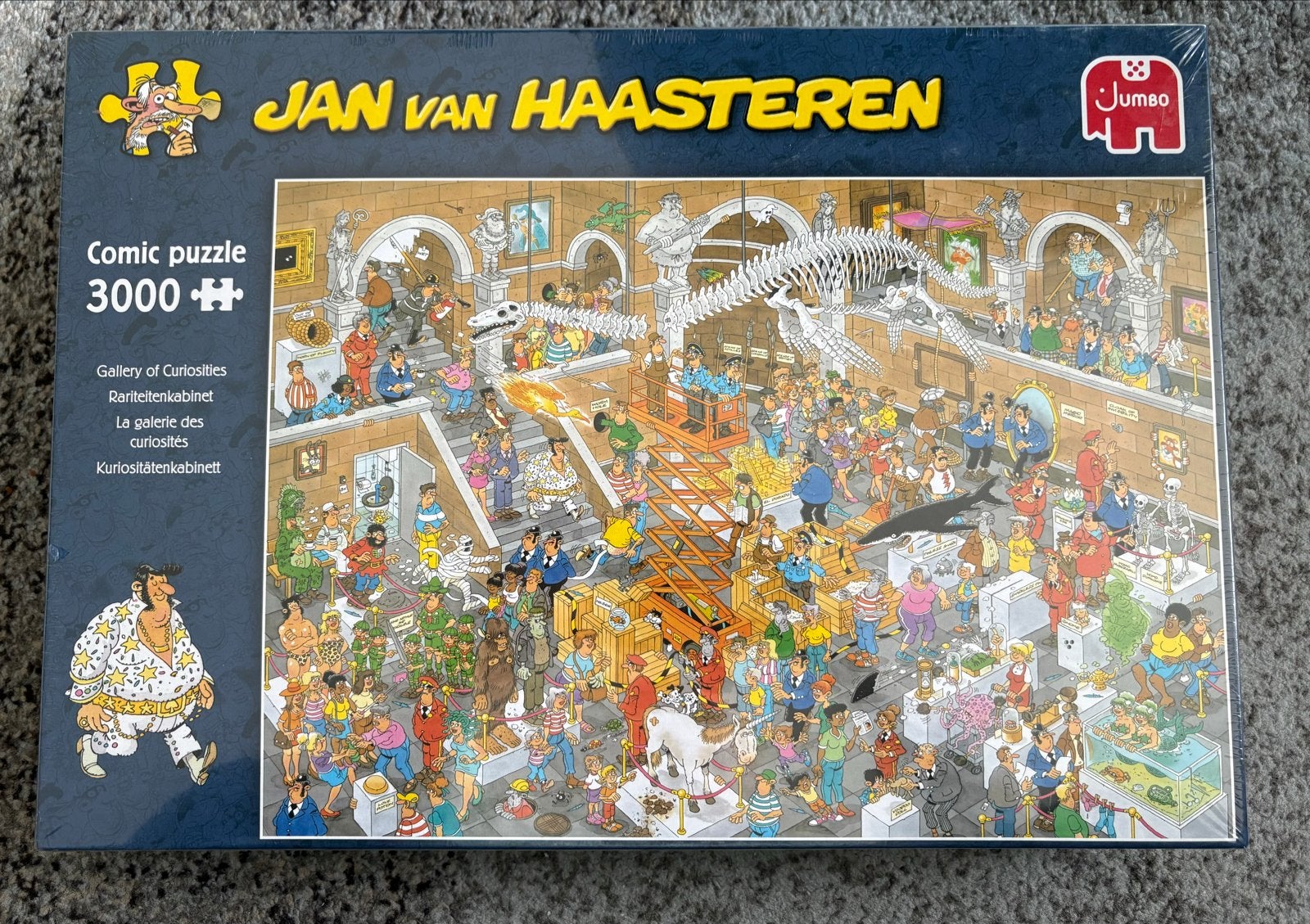 Jan van Haasteren - Rariteitenkabinet- nog geseald, Ophalen of Verzenden, Meer dan 1500 stukjes, Nieuw, Legpuzzel