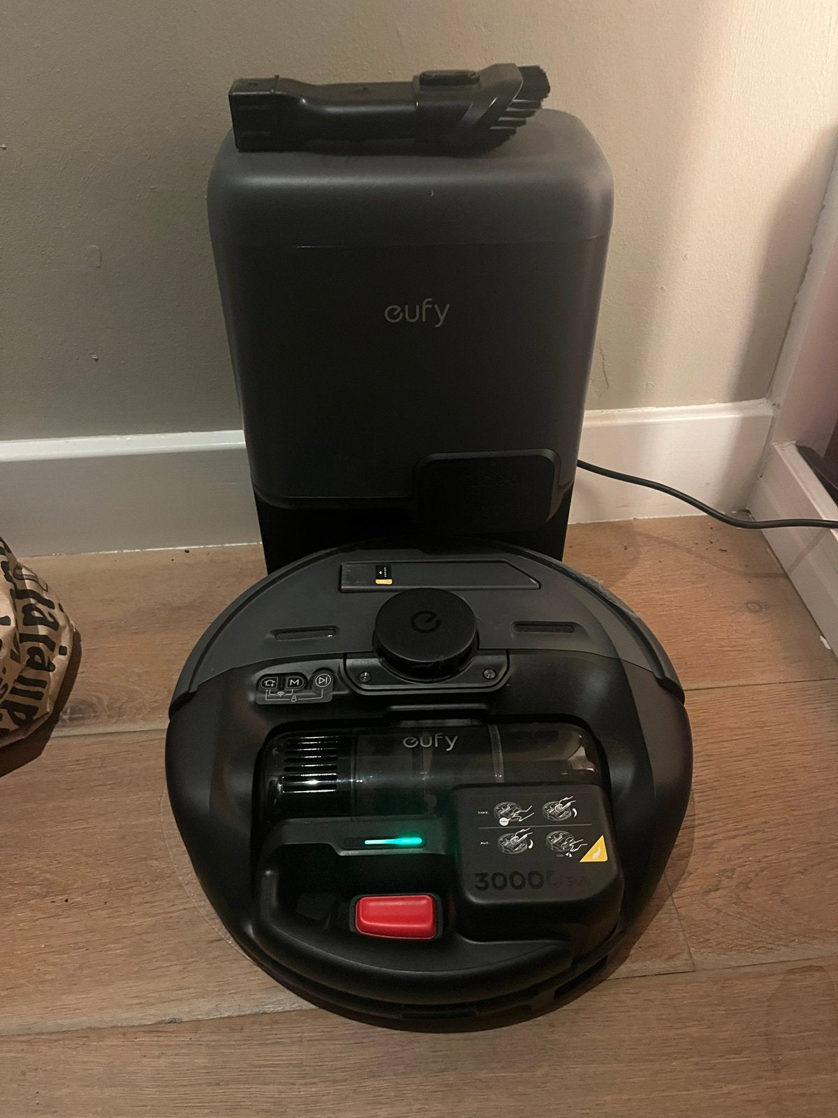 Eufy Robotstofzuiger 3-in-1 E20 met zelflegende basis, Overige merken, Automatisch legen, Ophalen of Verzenden, Zo goed als nieuw