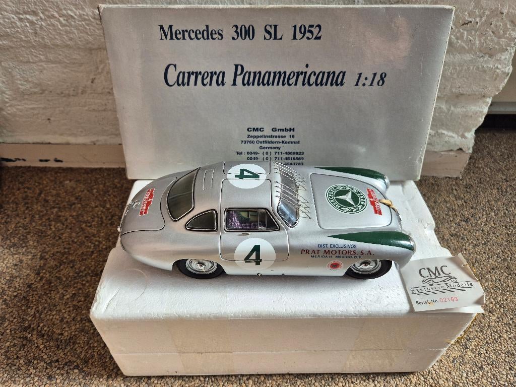 CMC MECEDES 300 SL 1952, Ophalen of Verzenden, Zo goed als nieuw, Auto, Overige merken