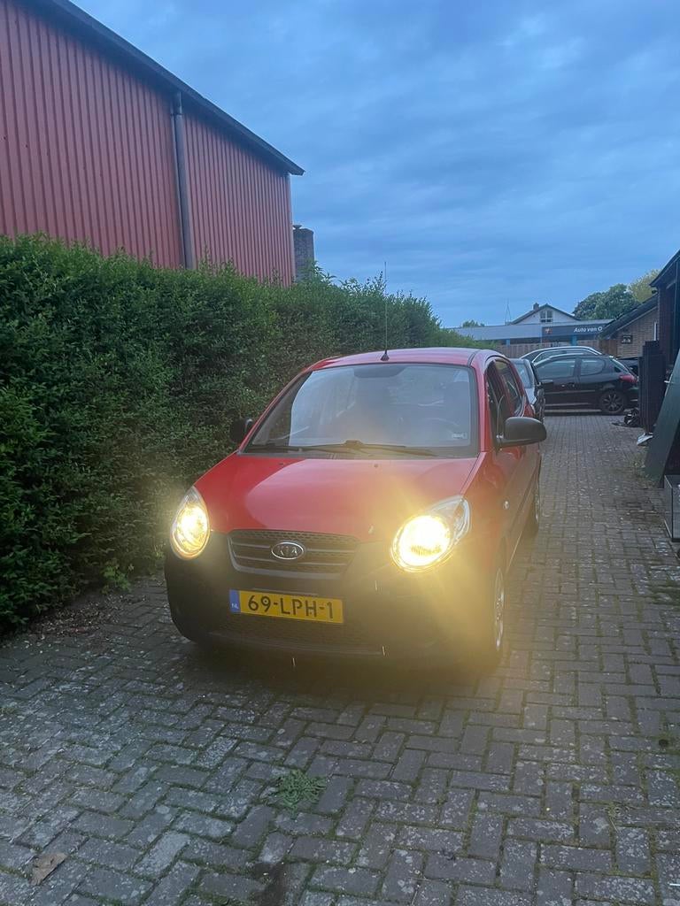 Kia Picanto 1.0 2010 Rood, Auto's, Kia, 4 cilinders, Origineel Nederlands, 823 kg, Handgeschakeld