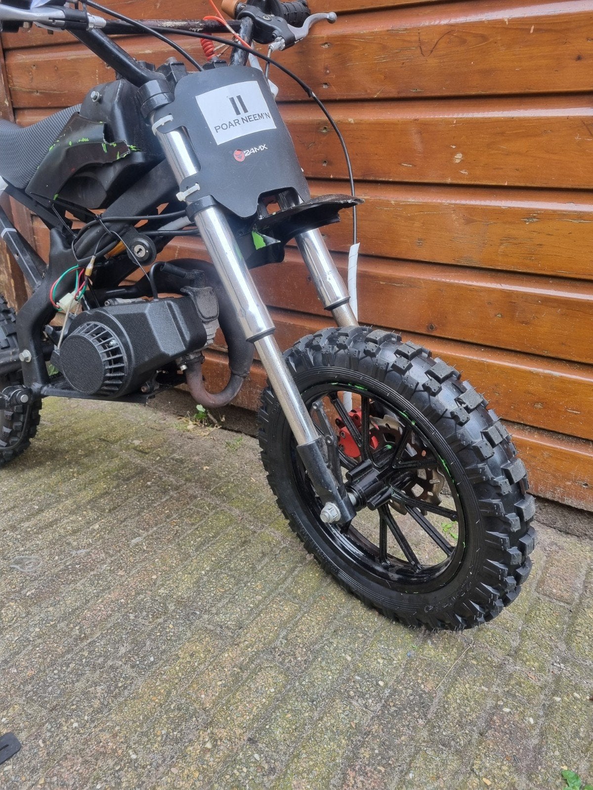 Mini pitbike, Ophalen