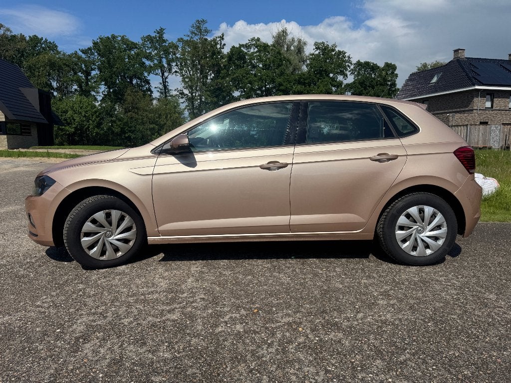 Volkswagen Polo 1.0 TSI 95pk 7-DSG 2018: ADAPTIVE + AUTOMAAT, Euro 5, Stof, Zwart, 95 pk