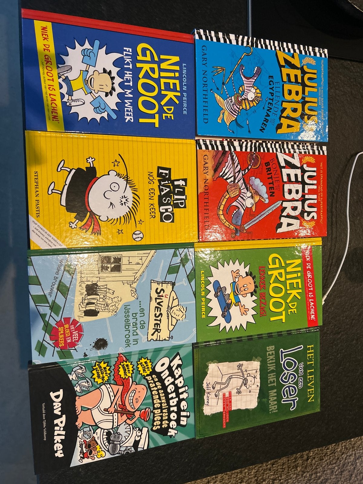 Kinderboekenpakket: Niek de Groot, Julius Zebra, Kapitein On, Boeken, Ophalen of Verzenden, Gelezen, Fictie algemeen