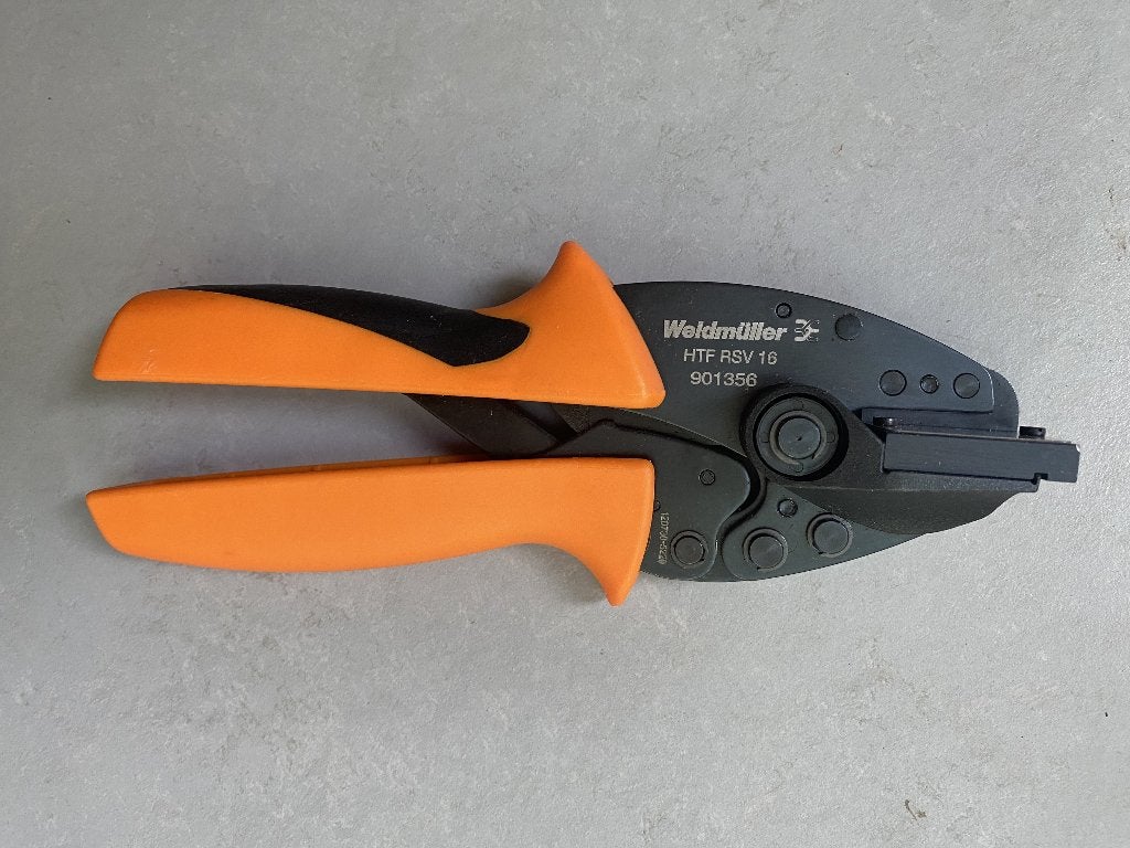Weidmuller Krimptang RSV-16 901356, Ophalen of Verzenden, Zo goed als nieuw