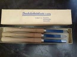 3 x Houtdraaibank gereedschap - houtbeitel - Gutsen - NIEUW, Ophalen of Verzenden, Nieuw, Onderdeel