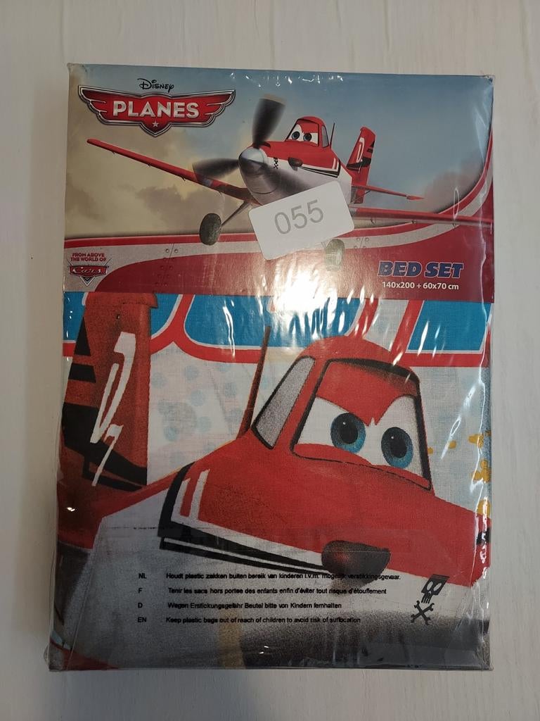 Disney Planes Dekbedovertrek Set 140x200 + 60x70 cm, Jongetje of Meisje, Dekbedovertrek, Nieuw, Ophalen of Verzenden