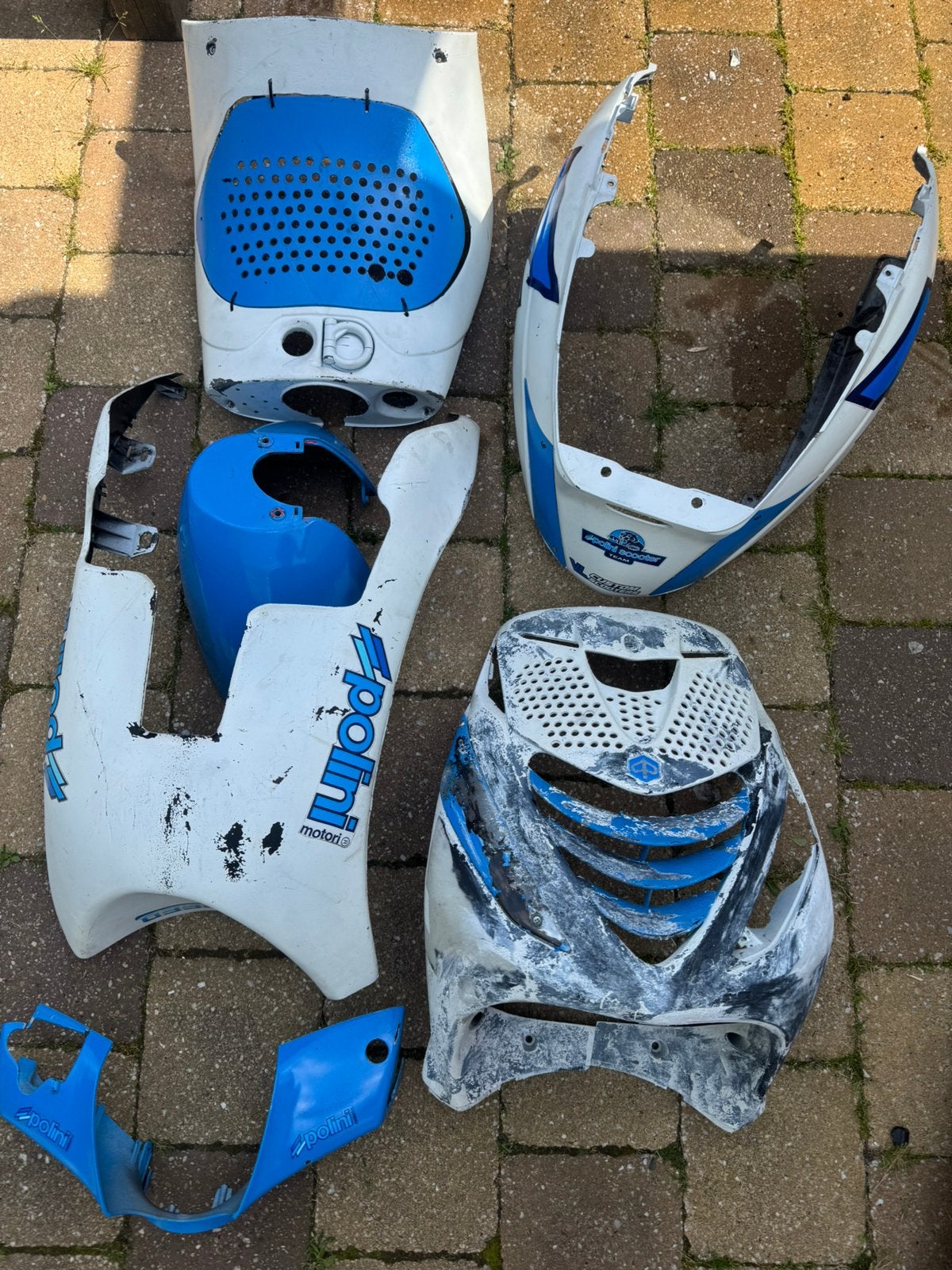 Circuit Zip SP2 kappen set - goed gebruikt, Verzenden, Gebruikt, Kap, Piaggio