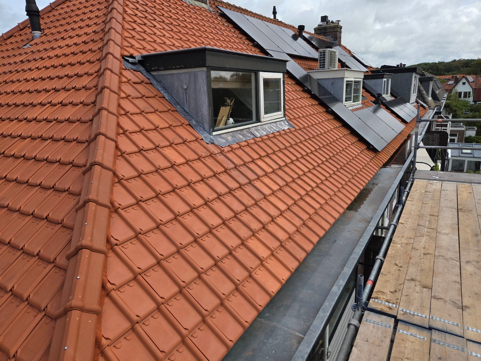 Nieuwe Monier Tuile du Nord dakpannen, natuurrood, 320 stu, Ophalen, Steen of Klei, Nieuw, 15 m² of meer