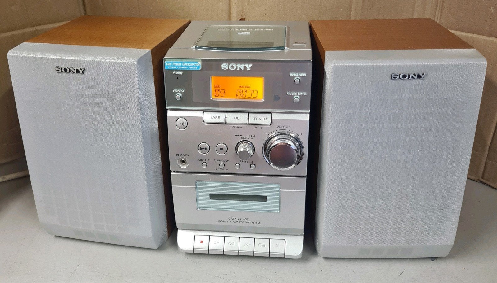 Sony stereo set cmt-ep303 radio cd speler, Ophalen of Verzenden, Cd-speler, Sony