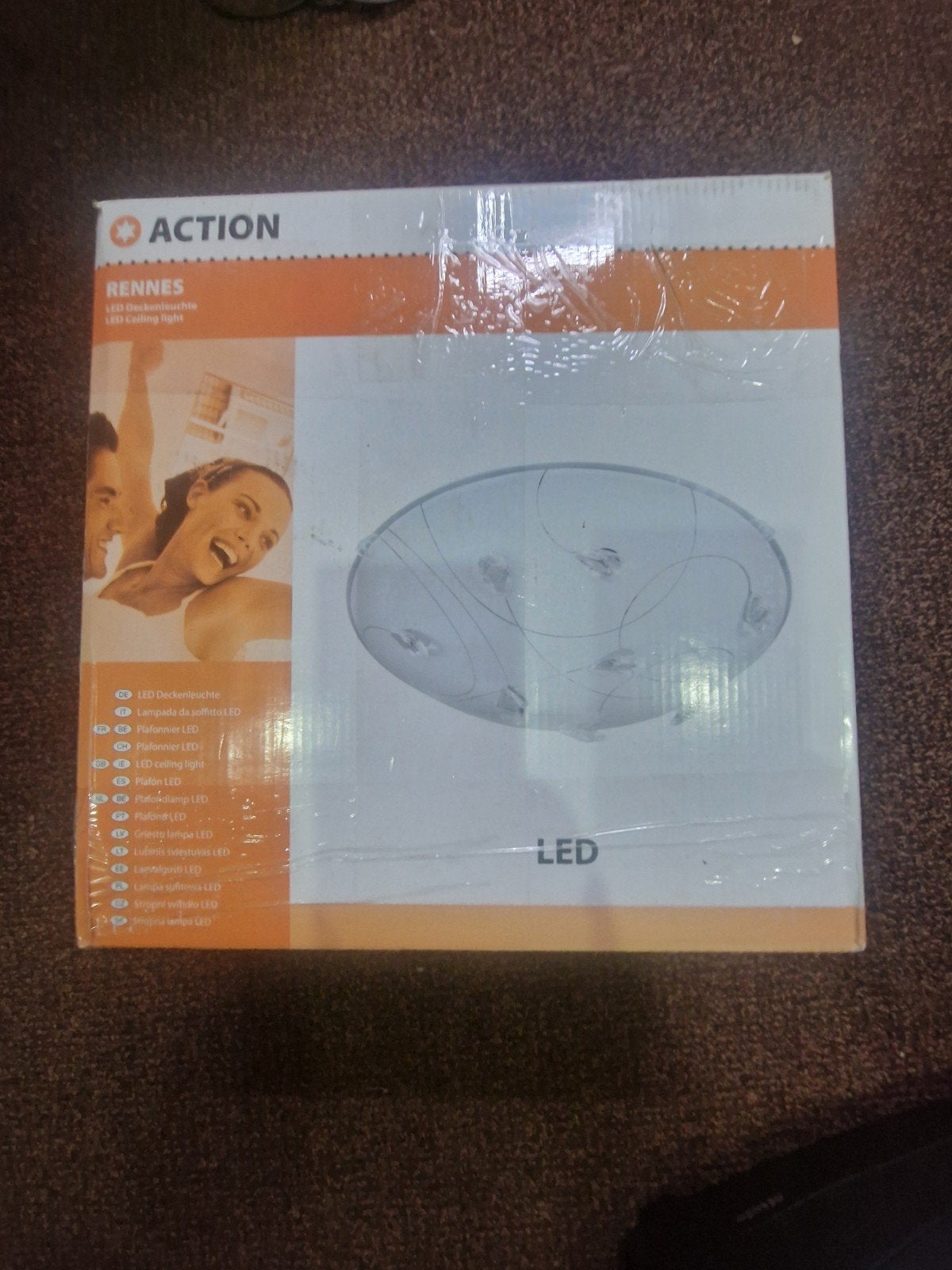 2 Action Rennes LED Plafondlamp - Nieuw in doos, Modern, LED, Nieuw, Ophalen of Verzenden