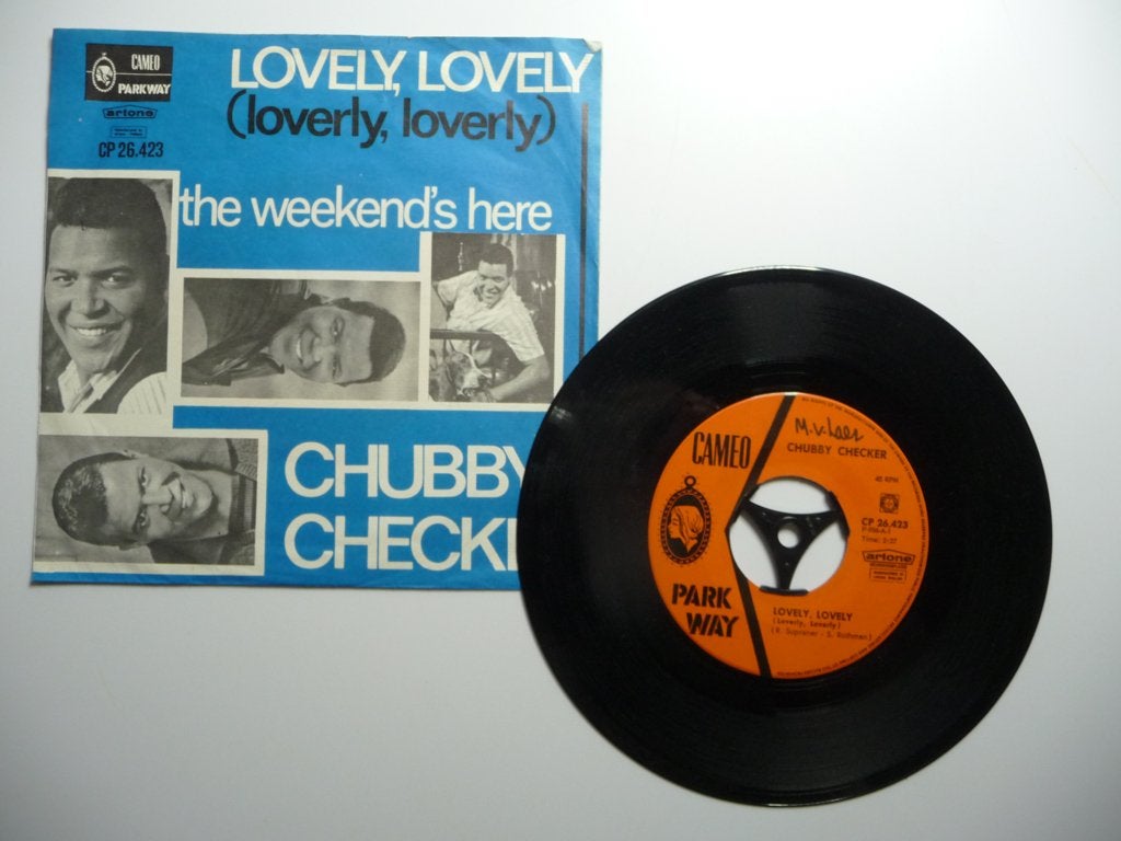 single CHUBBY CHECKER - LOVELY, LOVELY - CAMEO RECORDS, 1965, Gebruikt, 7 inch, Ophalen of Verzenden, Pop