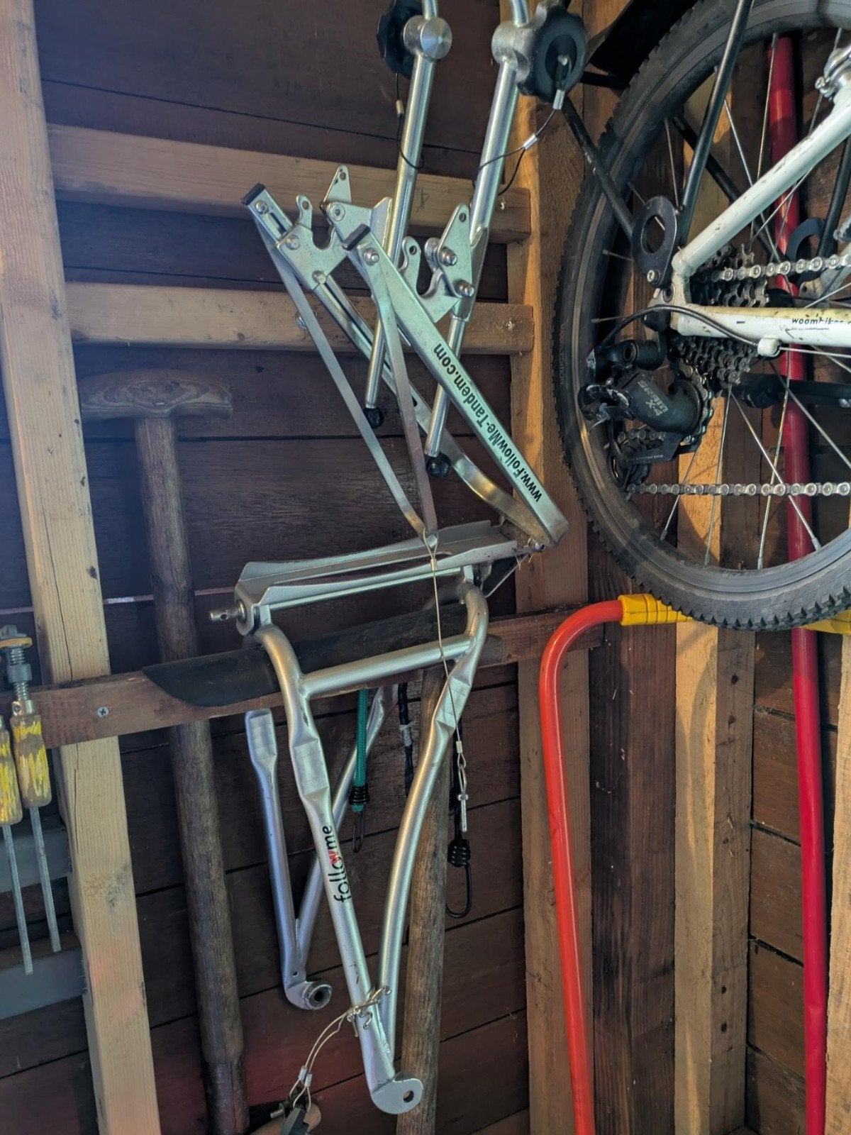 Follow Me tandem, Ophalen, Gebruikt, Aanhangfiets, 80 kg of meer