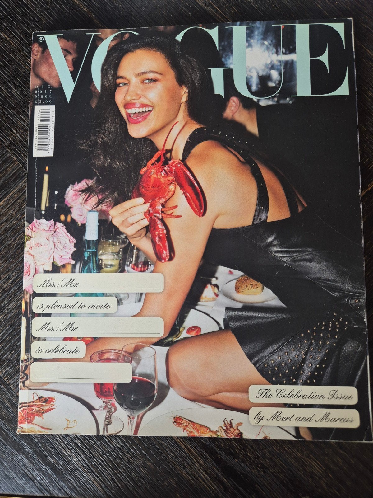 Vogue Magazine December 2017 - The Celebration Issue, Boeken, Ophalen of Verzenden, Gelezen, Glossy