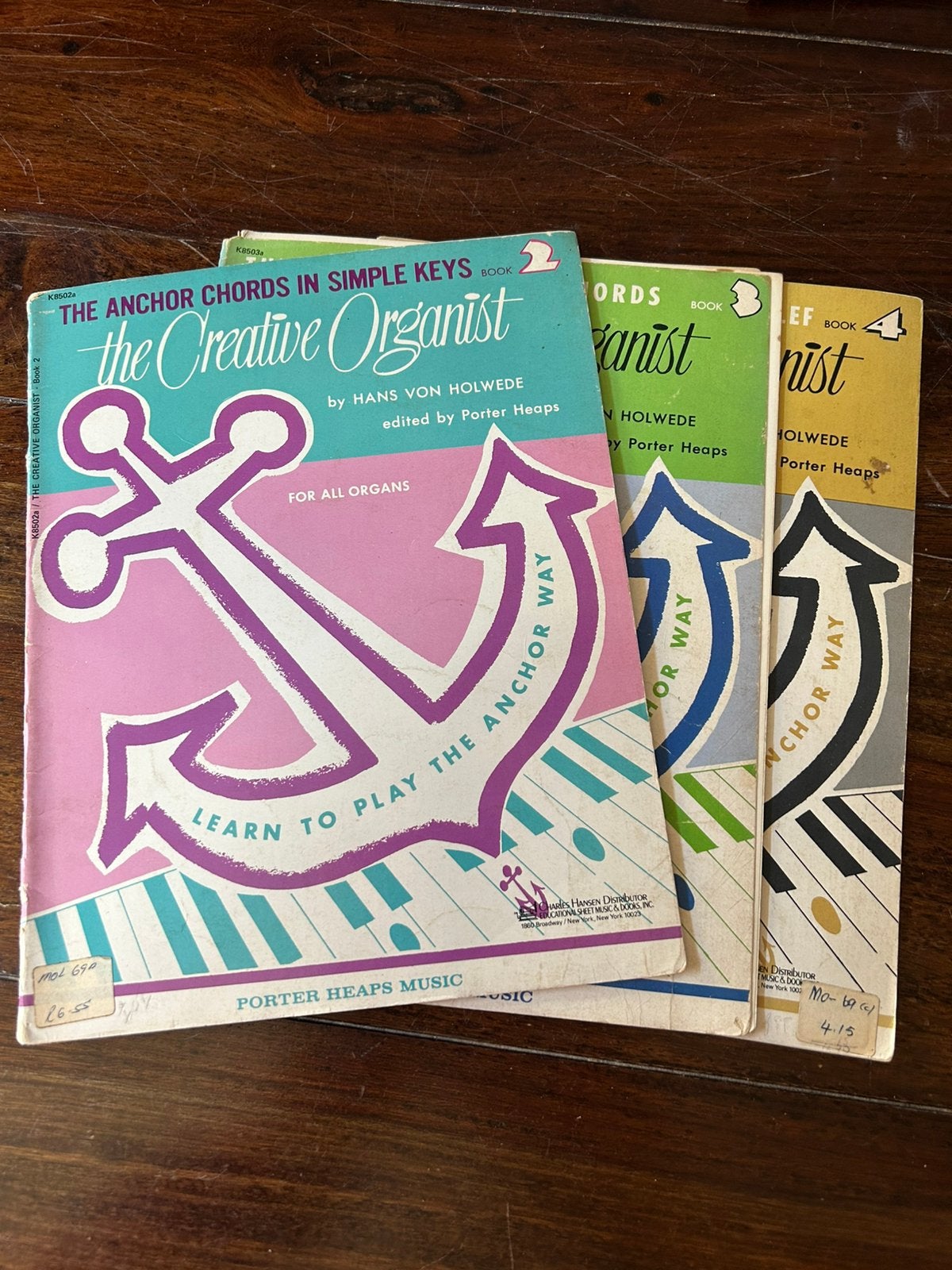 The creative organist 2,3 en 4, Muziek en Instrumenten, Gebruikt, Wereldmuziek, Les of Cursus, Ophalen of Verzenden