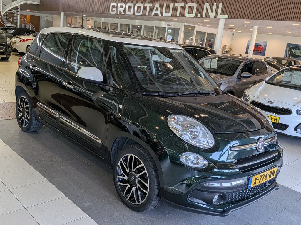 Fiat 500L Wagon 1.4 T-Jet Lounge Panoramadak, Airco, Cruise, Auto's, Fiat, Voorwielaandrijving, Gebruikt, 4 cilinders, 400 kg