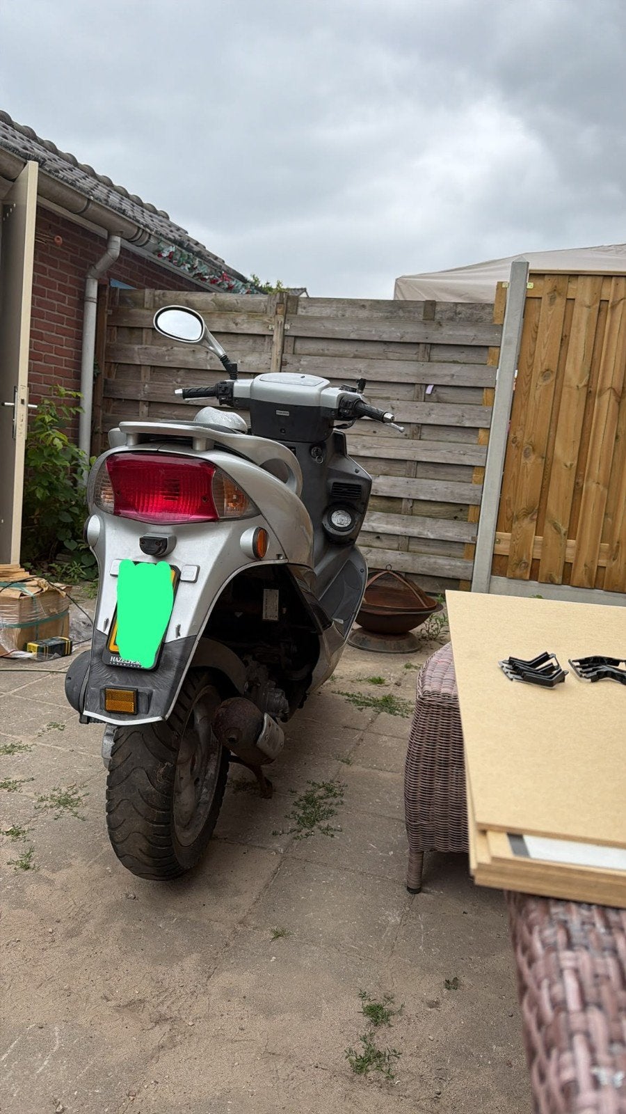 Kymco B&W 50 2-takt scooter - Loopt niet, Ophalen of Verzenden, Gebruikt, Tweetakt, Overige modellen
