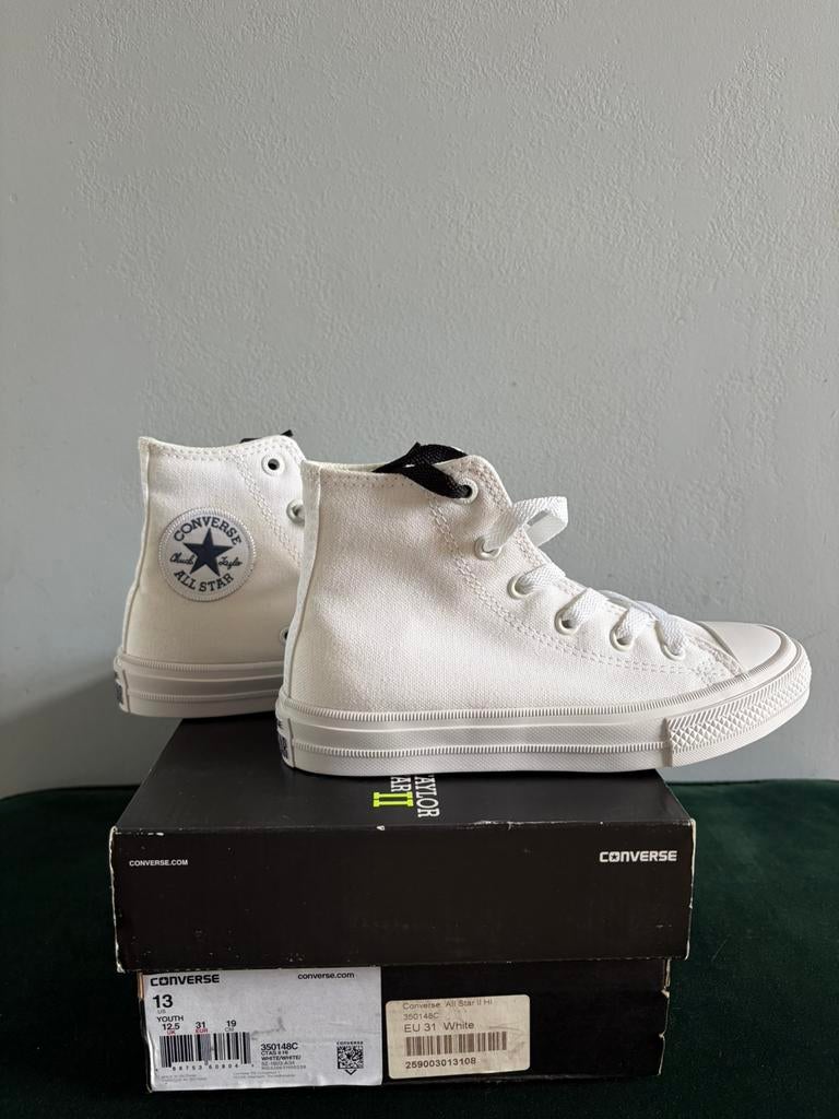 New converse shoes size 31, Verzenden, Wit, Nieuw, Sneakers of Gympen