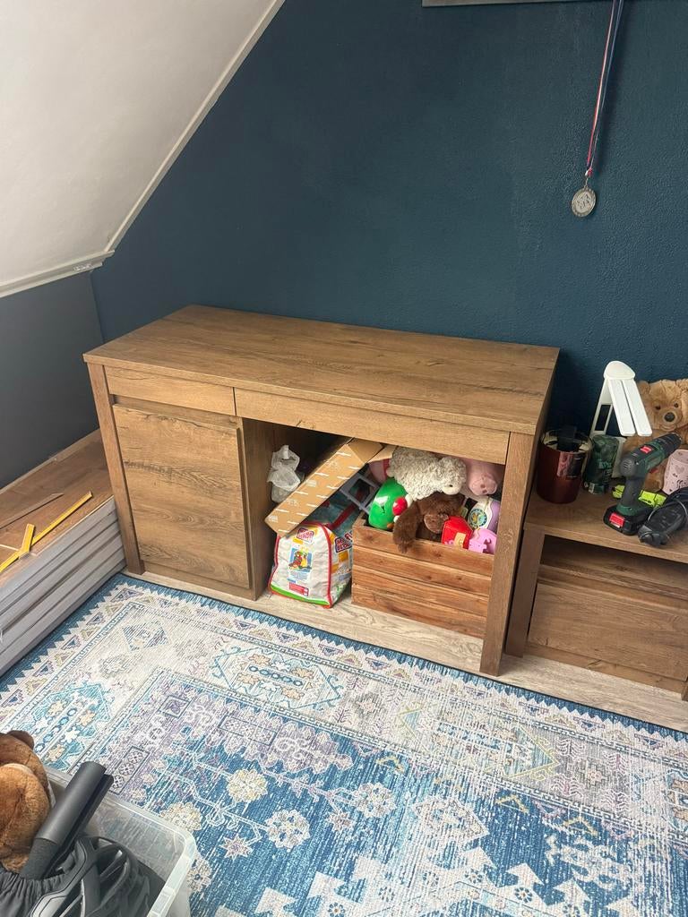 Jysk bureau met lades en kastje - Nieuwstaat, Ophalen of Verzenden, Zo goed als nieuw