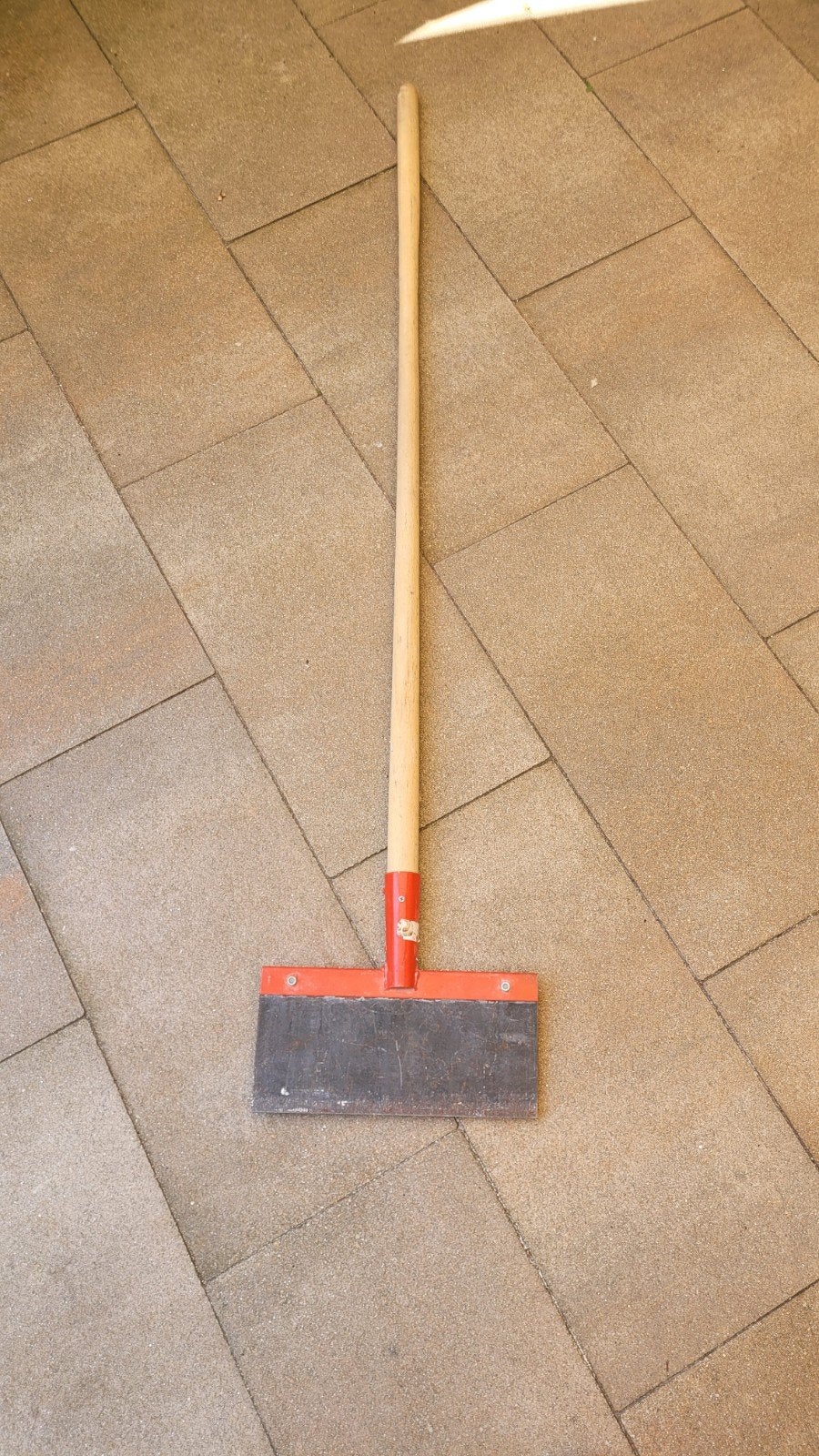Vloerschraper - tapijtverwijderaar met houten steel (145 cm), Ophalen, Gebruikt, Overige typen, Overige merken
