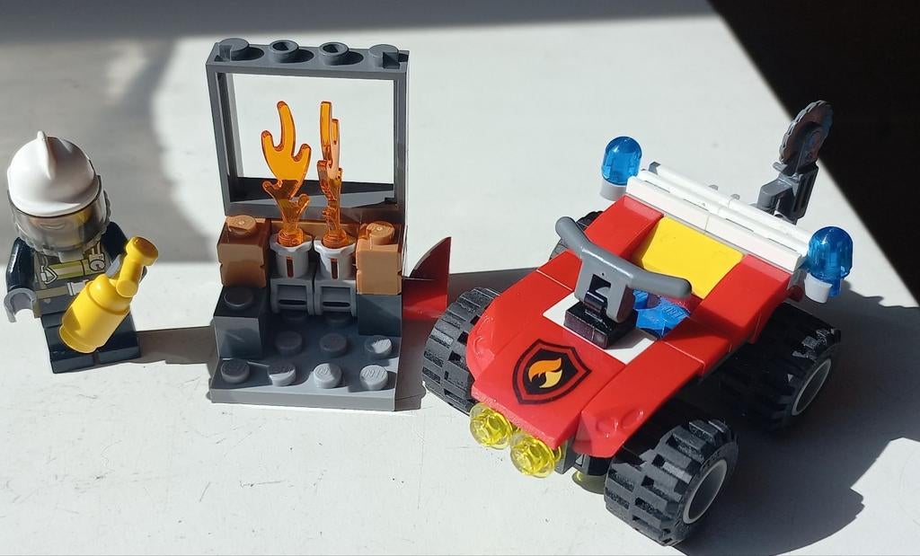 60105 Lego city brandweer, Lego, Compleet, Ophalen of Verzenden, Zo goed als nieuw