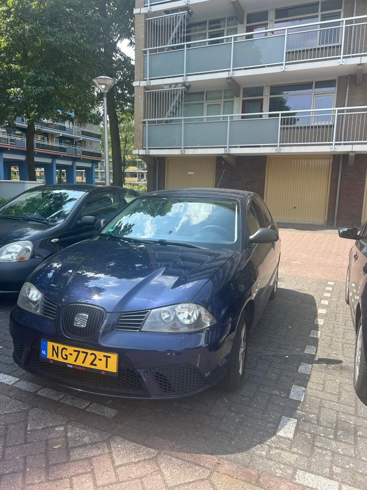 Seat Ibiza 1.2 44KW 3DRS 2008 Blauw, Auto's, Voorwielaandrijving, 40 €/maand, Blauw, 1198 cc