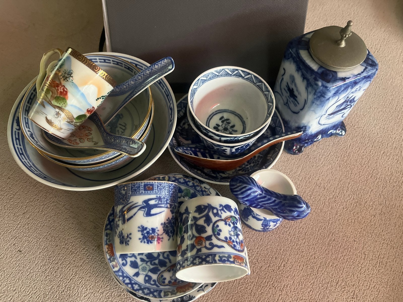 Diverse Aziatische Serviescollectie - Vintage Stijl, Ophalen of Verzenden