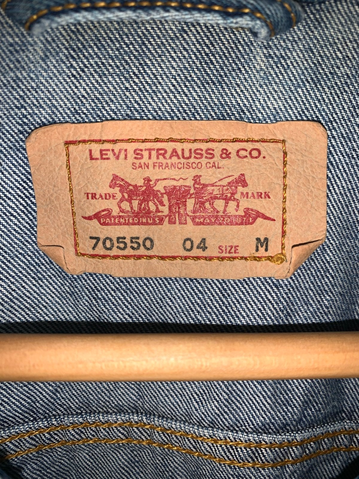 Levi's spijkerjack maat M, Ophalen of Verzenden, Zo goed als nieuw, Maat 48/50 (M), Blauw