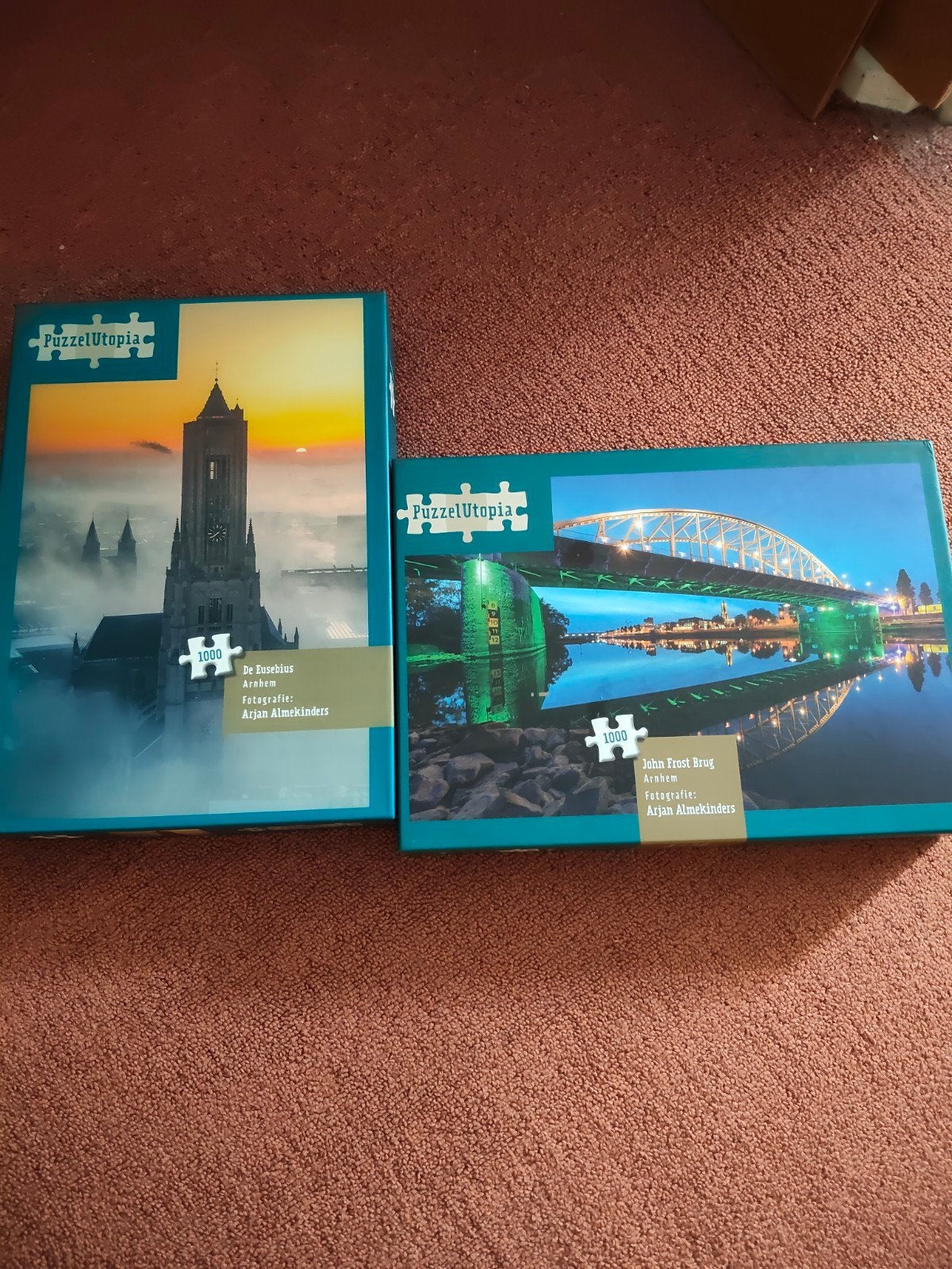 Puzzel Utopia: Eusebius en John Frost Brug, Ophalen of Verzenden, 500 t/m 1500 stukjes, Zo goed als nieuw, Legpuzzel