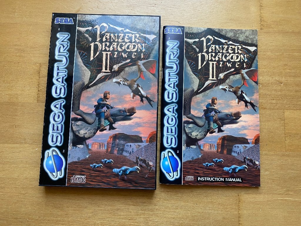Panzer dragoon zwei sega saturn, Spelcomputers en Games, Games | Sega, 1 speler, Racen en Vliegen, Ophalen of Verzenden, Zo goed als nieuw