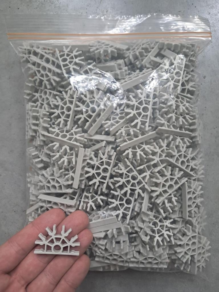 K'nex 5-way connectors grijs (ook per stuk verkrijgbaar!), Ophalen of Verzenden, Zo goed als nieuw, K'nex