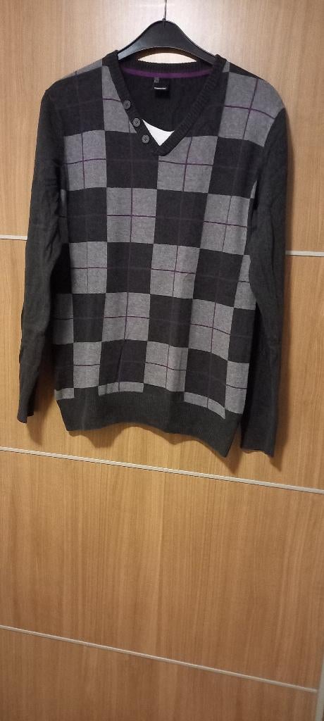 trui PULLOVER heren CLOCKHOUSE XL, Maat 56/58 (XL), Ophalen of Verzenden, Clockhouse, Grijs