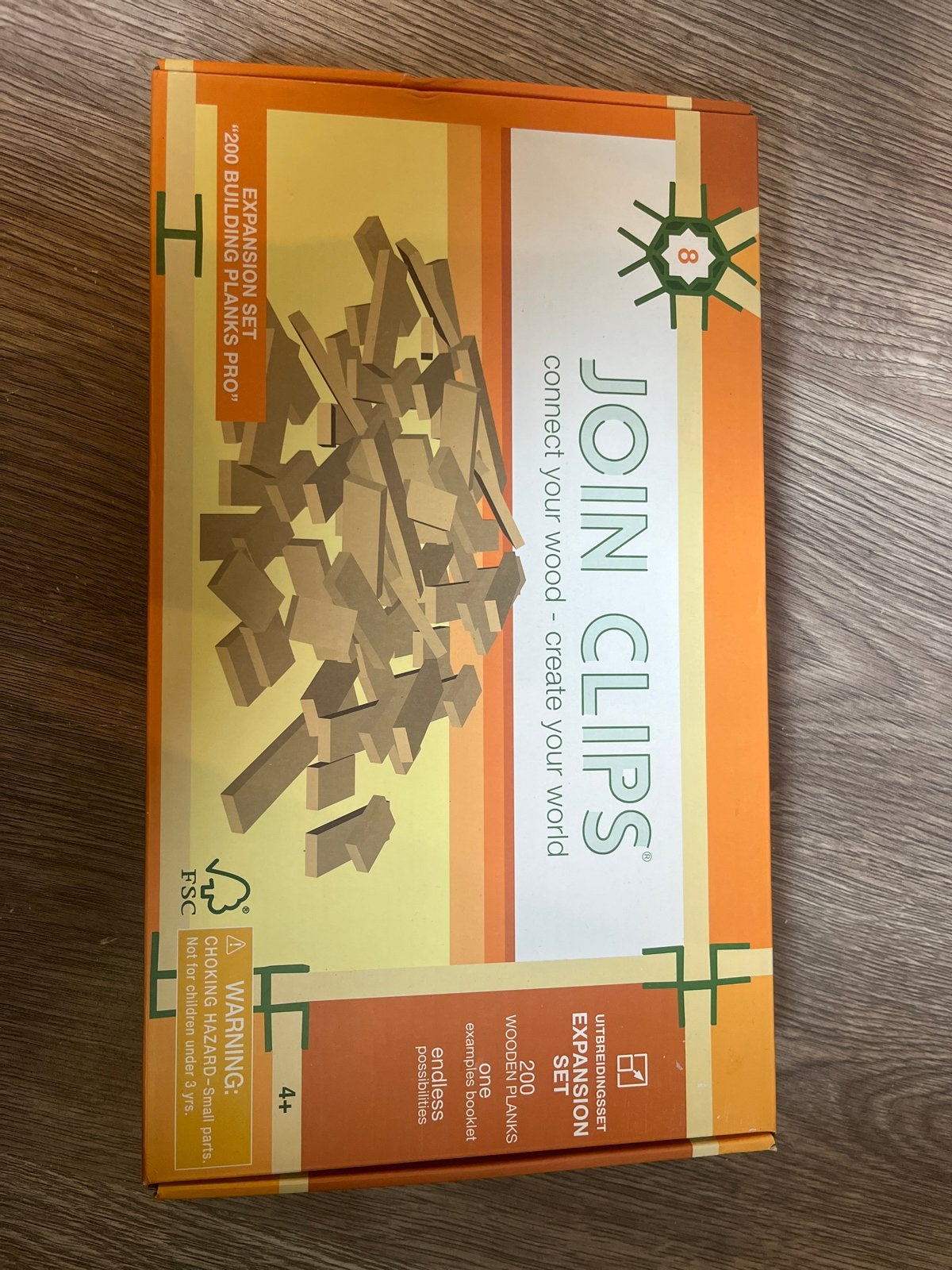 Join Clips Uitbreidingsset - 200 Houten Plankjes, Ophalen of Verzenden, Zo goed als nieuw, Overige merken