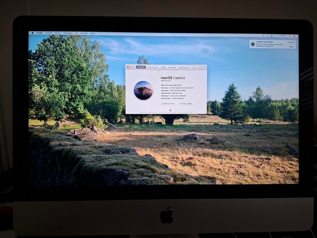 iMac 21,5 inch met 1TB harde schijf, 8GB late 2013, Computers en Software, Ophalen, IMac, 2 tot 3 Ghz