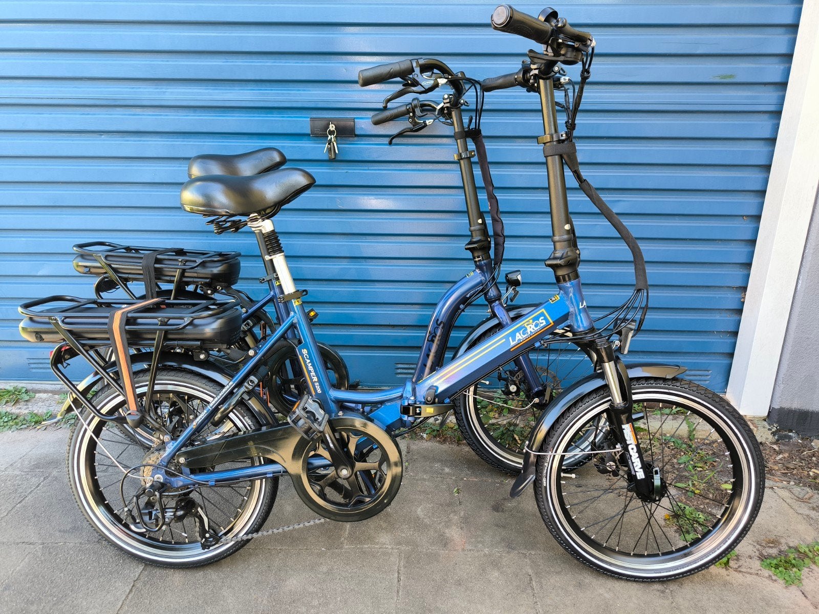 2x Lacros Elektrische Vouwfietsen Zo Goed Als Nieuw, Fietsen en Brommers, Fietsen | Vouwfietsen, 20 inch of meer, Versnellingen