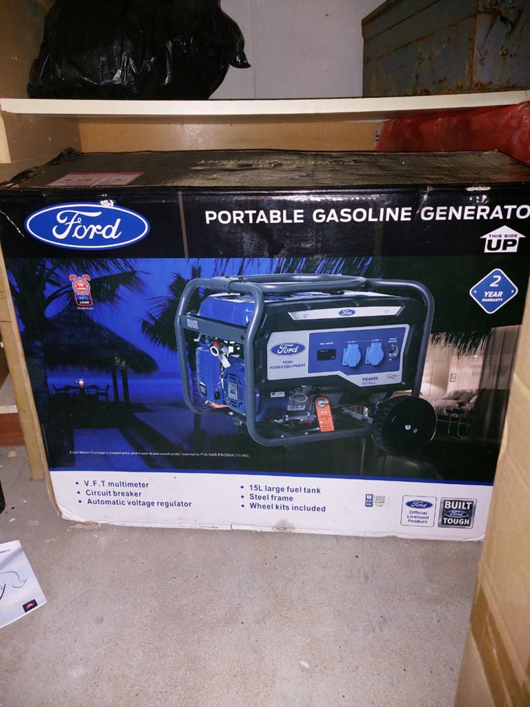 Ford FG4050 V2 Draagbare Benzine Generator 2500/2800W, Ophalen of Verzenden, Nieuw, Minder dan 5 kVA, Benzine