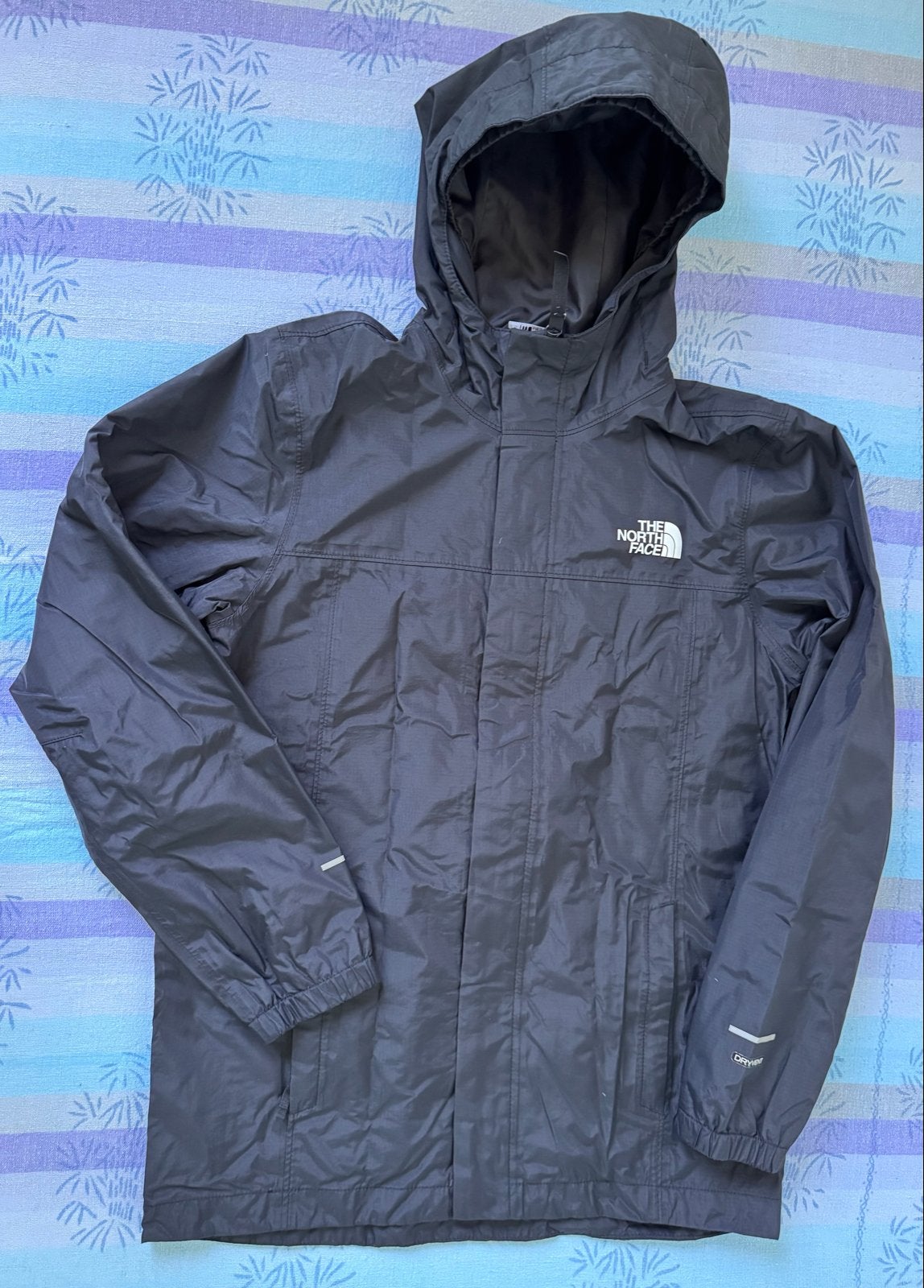 The North Face DryVent regenjas - Zwart - Maat L (jongens), Ophalen of Verzenden, Zo goed als nieuw, Jongen, Jas
